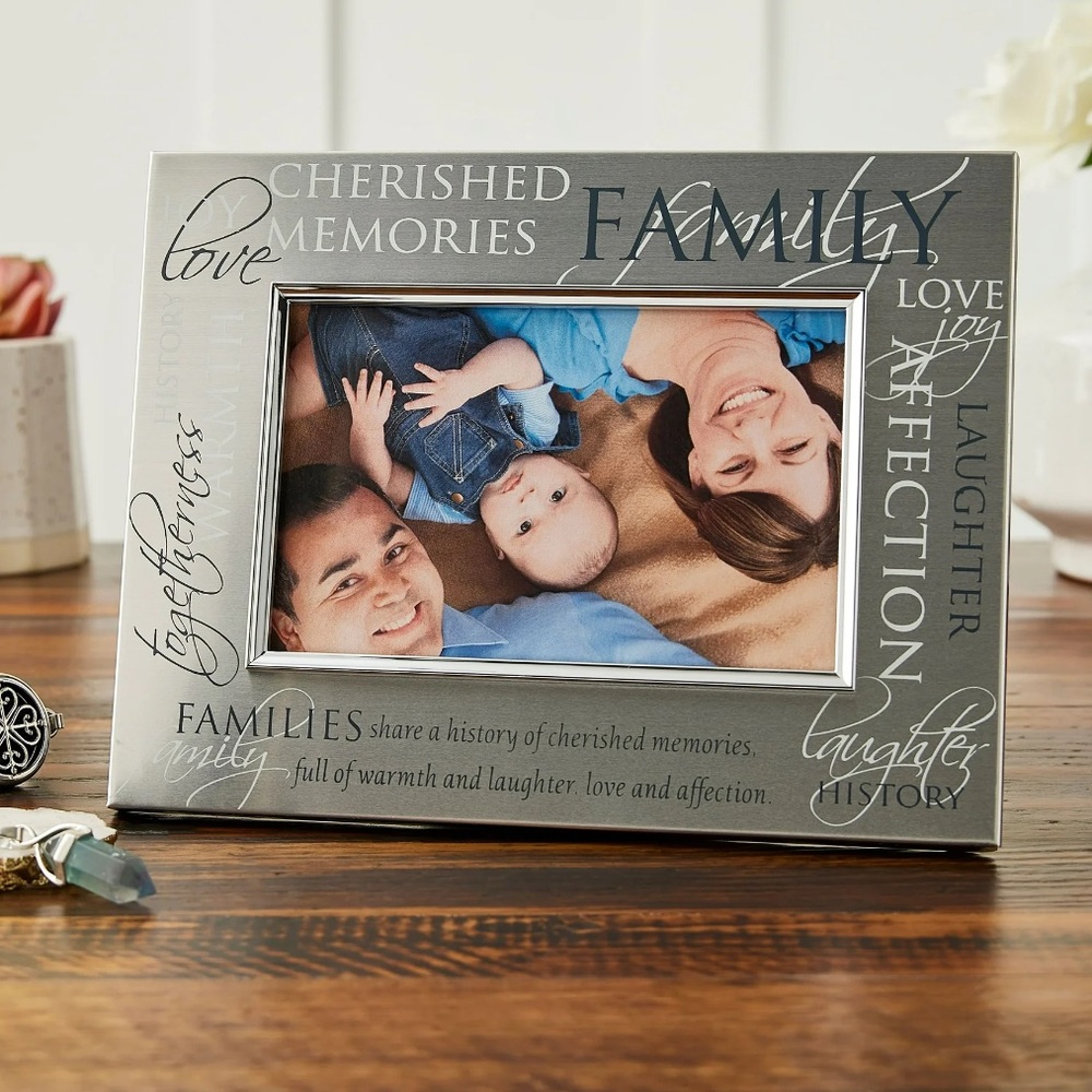✨NEW✨ Family Memories Silver Photo Frame